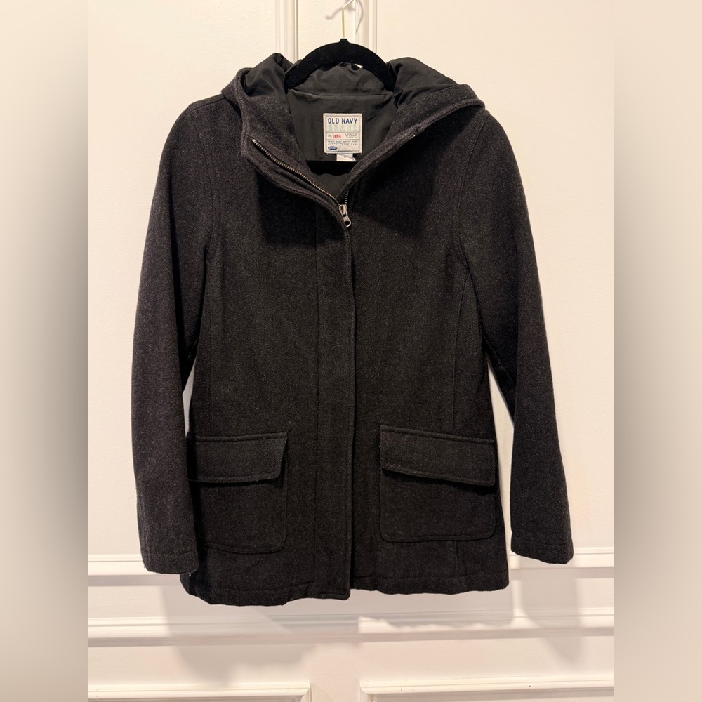 Old Navy Hooded‎ Wool Blend Coat Size S
